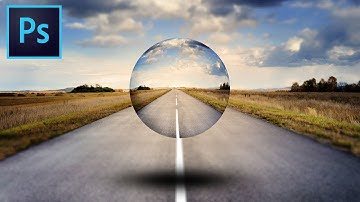How To Make A Crystal Sphere Ball In Photoshop 2020 | Photoshop Tutorial