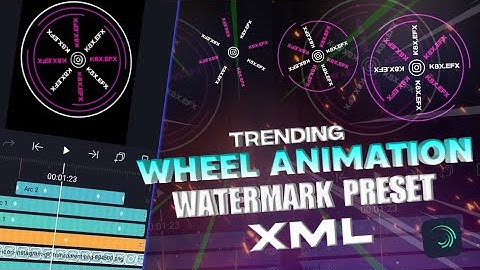 Trending Instagram wheel animation watermark preset 🥵Ae inspired 🍁efx intro❤link in description 🏃🏿