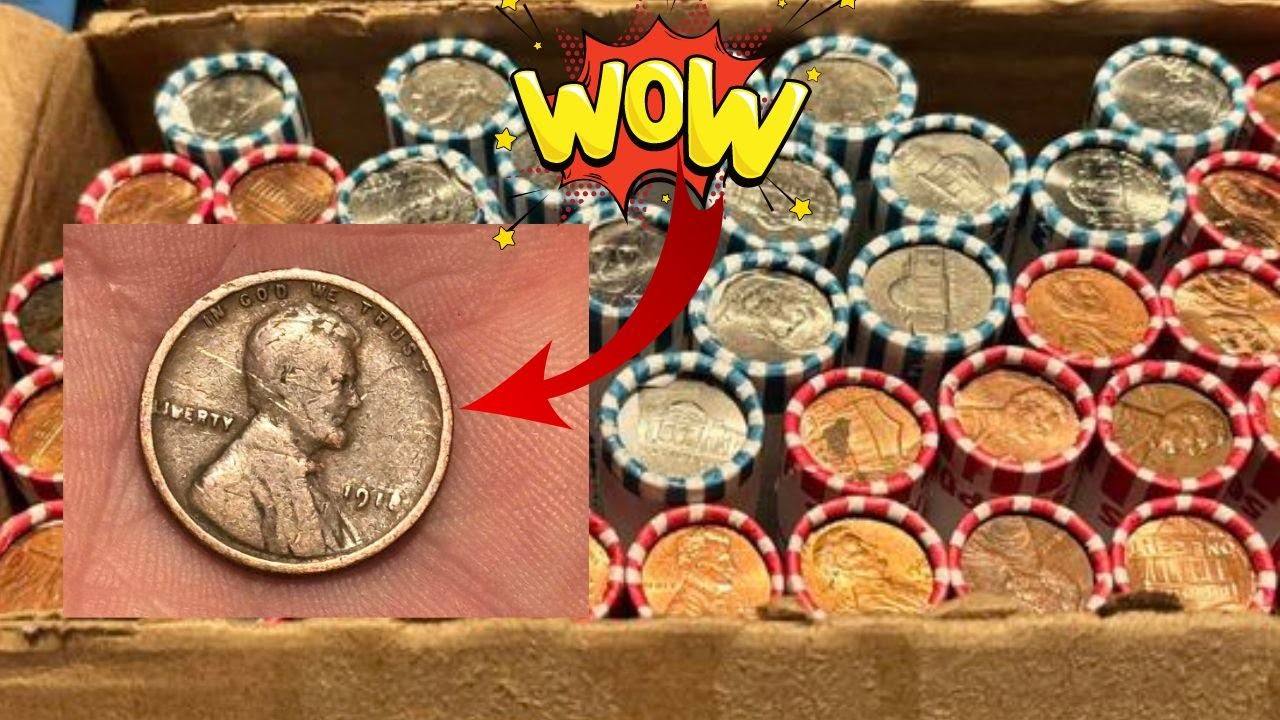 I FOUND 100 YEAR OLD PENNY & WWII NICKEL COIN ROLL HUNTING - YouTube