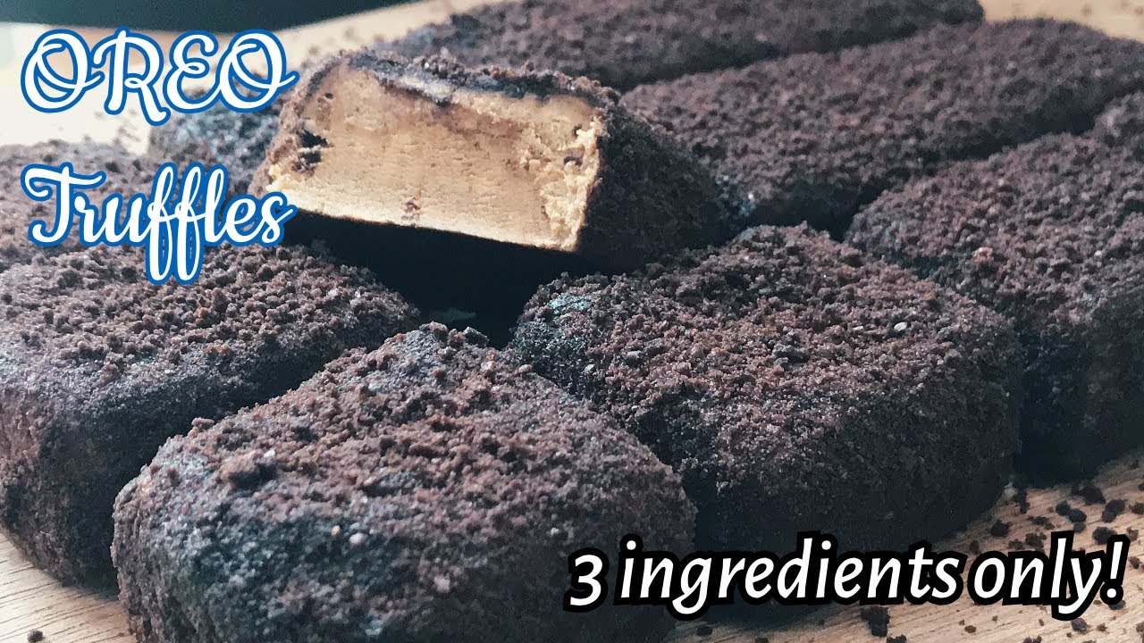 Oreo Truffles Condensed Milk Oreo Truffles Simple And Easy 3 Ingredient Chocolate Truffle Youtube