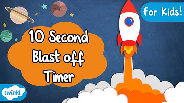Rocket Blast Off | 10 Second Countdown Time | Space travel