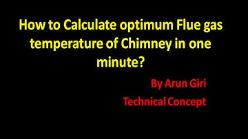 [Hindi] How to Calculate Boiler Stack Temperature? / How to Calculate Boiler Flue gas Temperature.