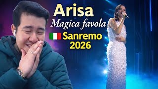 Arisa - Magica favola.  🇮🇹 Sanremo 2026 | REACTION