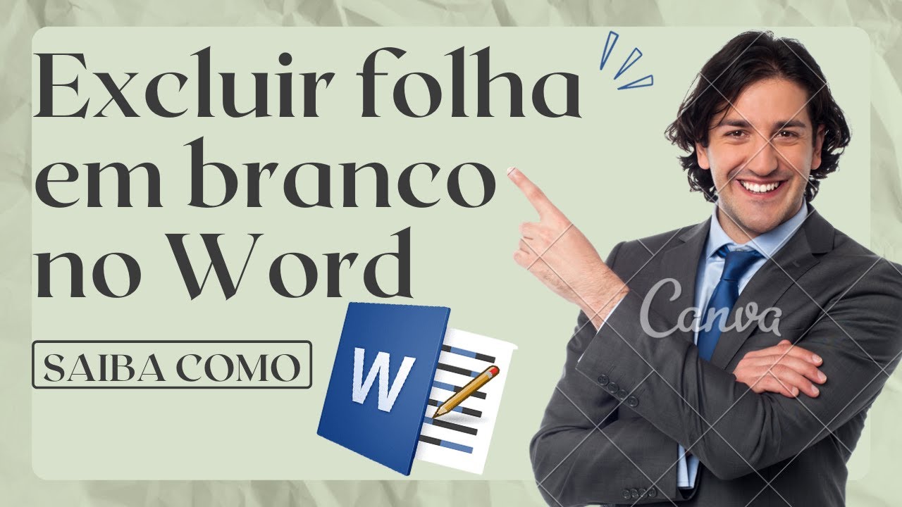 Como Excluir Folha em Branco do Word - PASSO A PASSO - YouTube