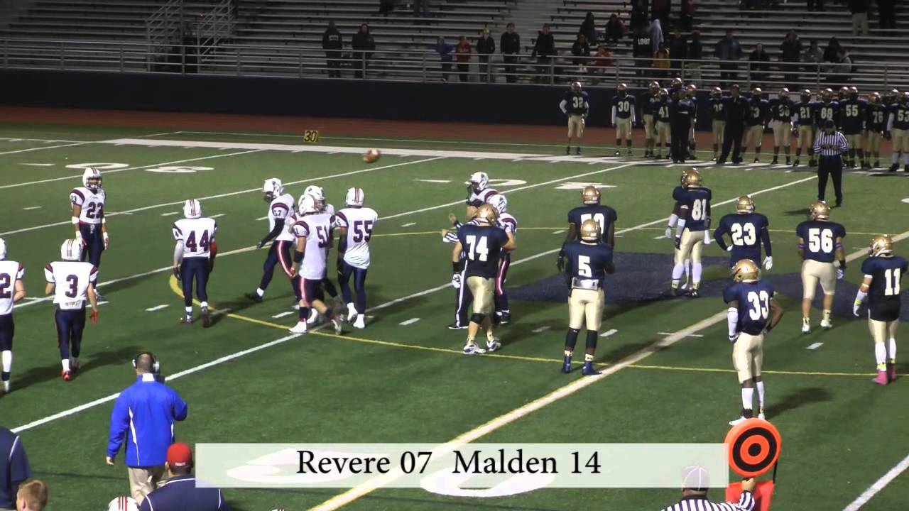 R.H.S. Football vs. Malden (09/19/14) YouTube