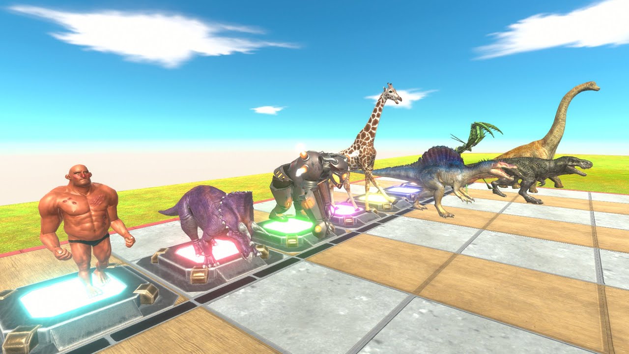 Speed Race Fastest Unit Tournament - Animal Revolt Battle Simulator