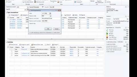 Accounts Receivable in Microsoft Dynamics AX
