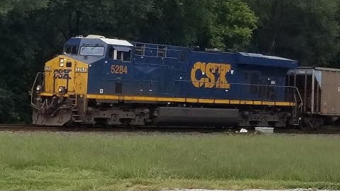 K5HLB! CSX 5284 Southbound Terre Haute, IN