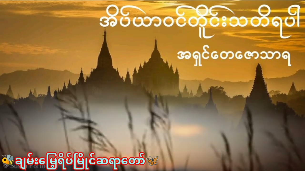 အိပ်ယာဝင်တိုင်း သတိရပါတရားဒေသနာတော် 🐝🐝 ( အရှင်တေဇောသာရ  🕊🕊 ချမ်းမြေ့ရိပ်မြိုင် ဆရာတော်)
