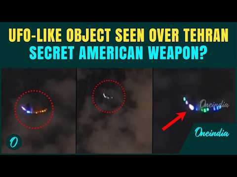UFO-Like Object Spotted Over Iran? Strange Lights Over Tehran Spark Mystery Amid U.S War