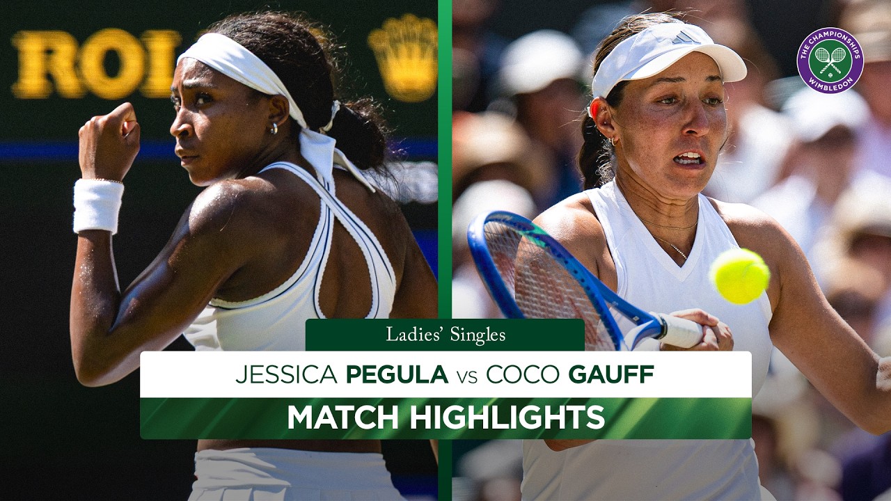 Stunning comeback! 👏 | Jessica Pegula v Coco Gauff | Highlights | Wimbledon 2026