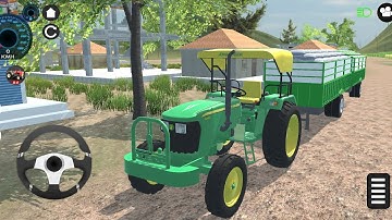 Real Indian Tractor Driving Simulator - Farming Transport Walkthrough 2025 - Android Gameplay