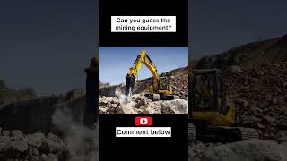 Can you identify the Mining Equipment | Question 5
