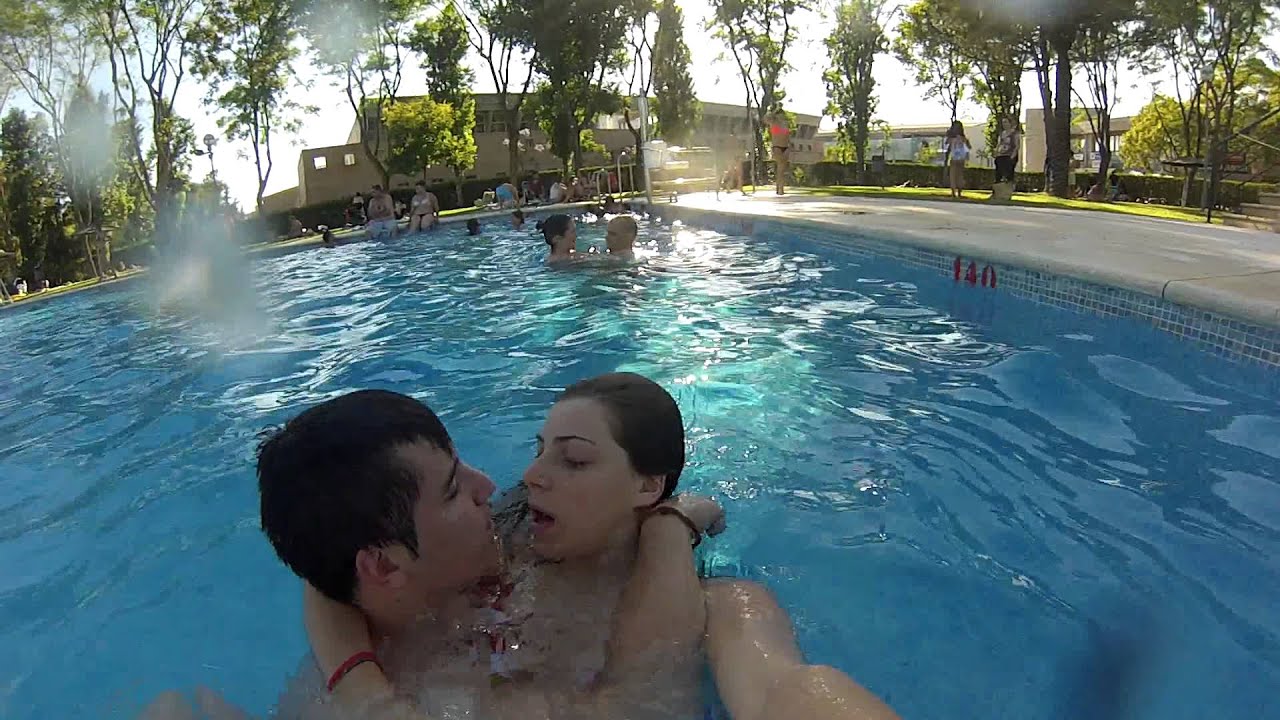 Cinta para nadar en piscina