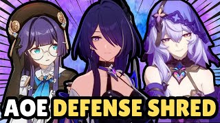Acheron AoE Defense Shred Team with Black Swan and Pela in Pure Fiction 4 (F2P) Honkai: Star Rail
