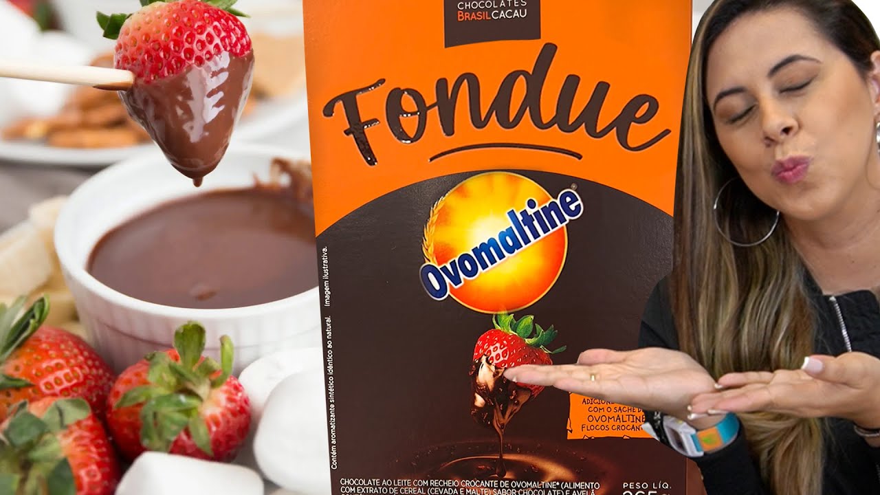 Fondue de Ovomaltine da Brasil Cacau Dica Para o Dia dos Namorados Fondue de Chocolate YouTube