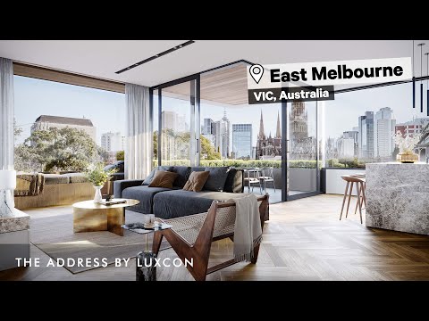 Exclusive New Address in Melbourne! Luxury Apartments by Luxcon u0026 Woods Bagot. Display Suite Review