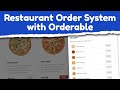 Create a Restaurant Order System in WordPress | Orderable plugin Tutorial