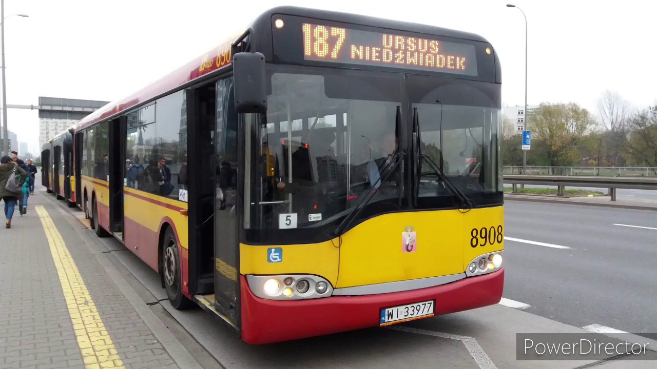 Solaris Urbino 15 I #8908 MZA Warszawa (linia 184) ♪ ZF ♪