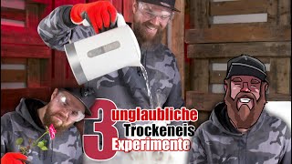 Crazy Experimente mit Trockeneis in Super Slowmotion - NICHT nachmachen 😬| Mr. Hacksperiment