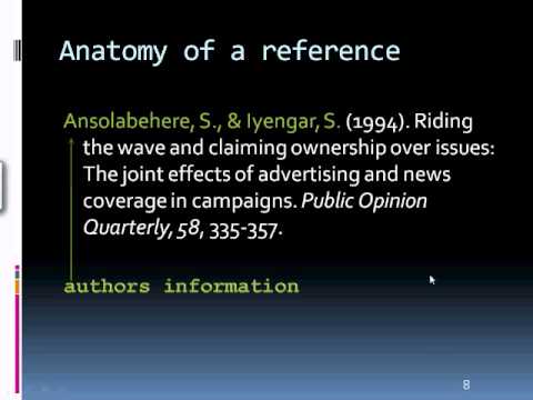 Video APA Style - youtube