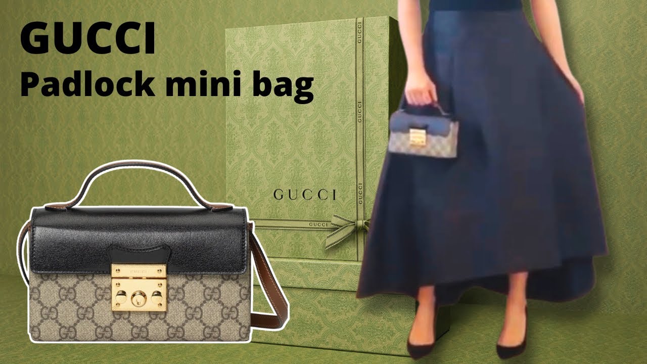 outfit gucci padlock mini bag