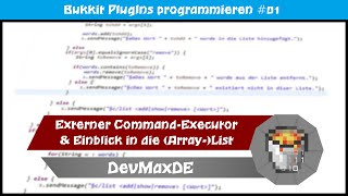 Externe Command-Executer + ArrayListen | Bukkit PlugIns programmieren #05