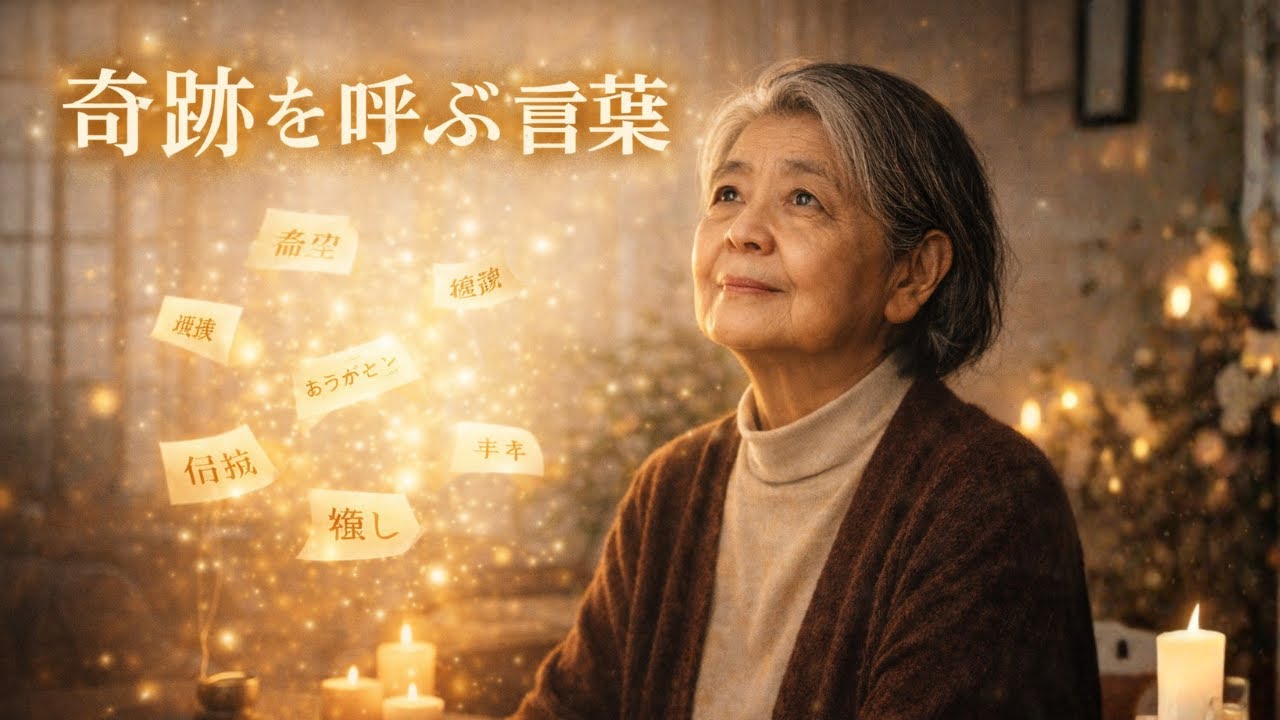 [樹木希林] 人生が劇的に変わる「奇跡を呼ぶ７つの言葉」｜哲学｜名言｜人生論｜人間関係｜自己肯定感｜幸せ, 