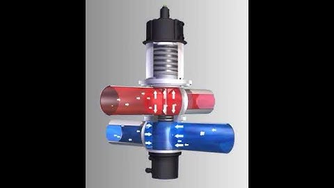 DELTA DE3 Double Seat Mix Proof Valve Balanced Design in Closed Position - SPX FLOW APV