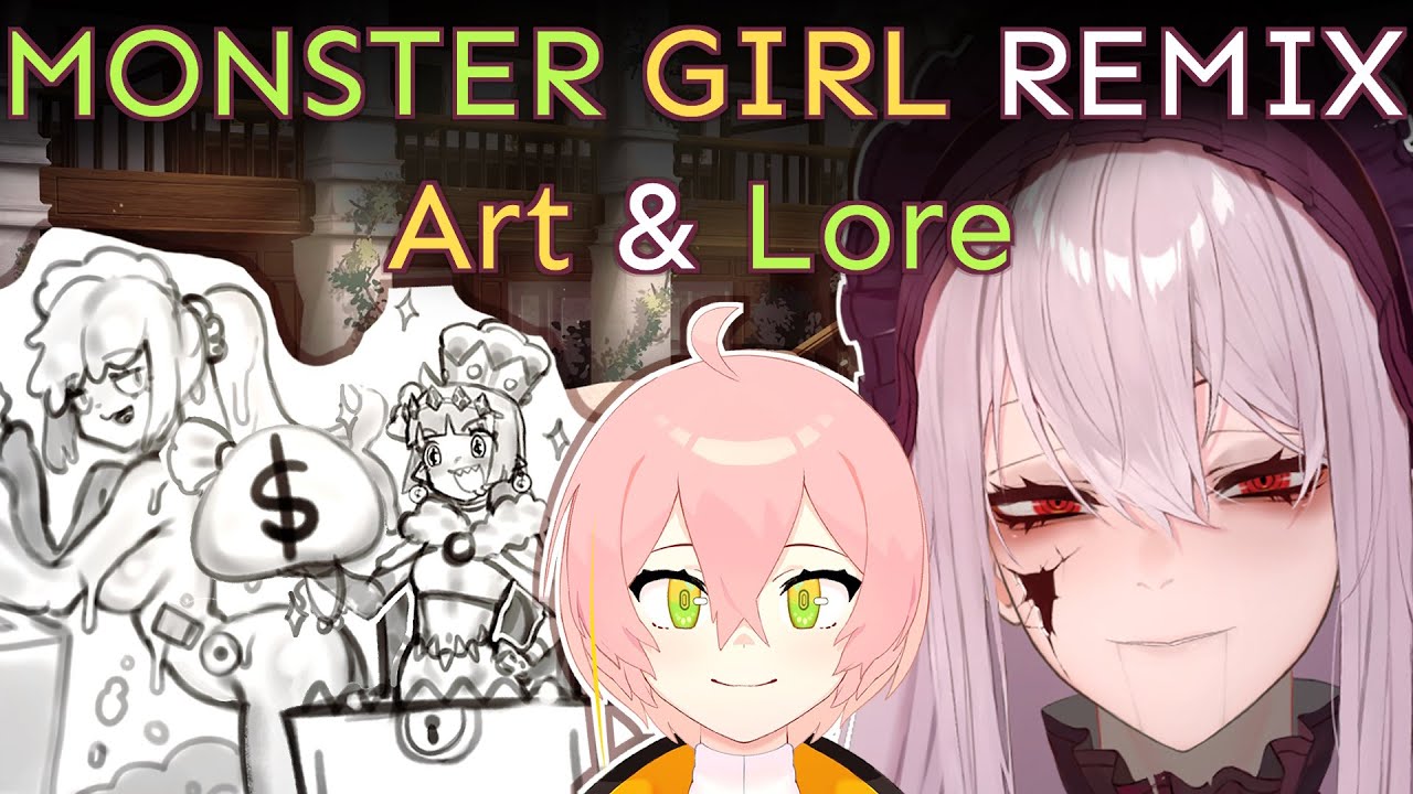 MONSTER GIRL ART & LORE with MINKYE (Making a Monster Girl BOOK ...