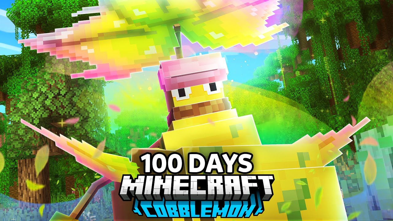 I Spent 100 Days MEGA-Only Pokemon Vs my Rival! (Minecraft Cobblemon)
