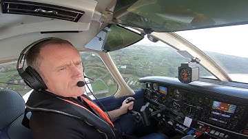 Piper Arrow takeoff checks and roll, Auckland New Zealand
