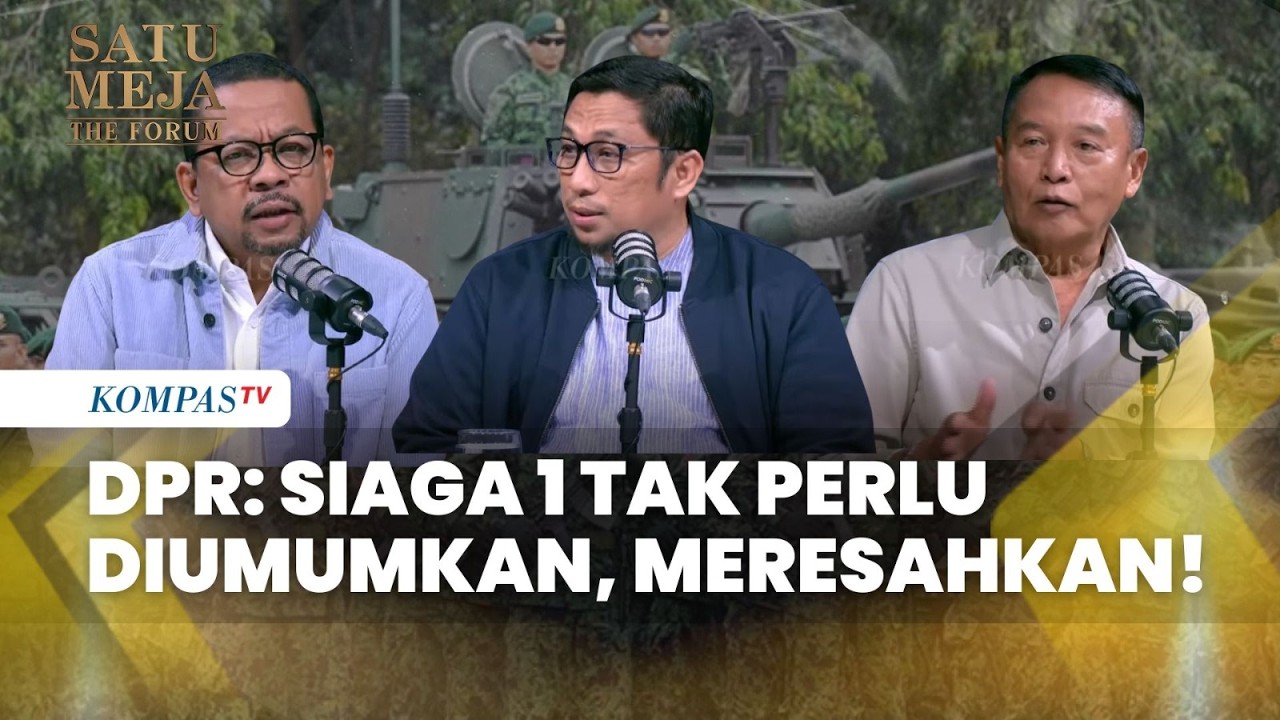 DEBAT! Beda Pendapat DPR, Feri Amsari, dan Qodari soal Siaga 1 TNI hingga Impor Beras | SATU MEJA