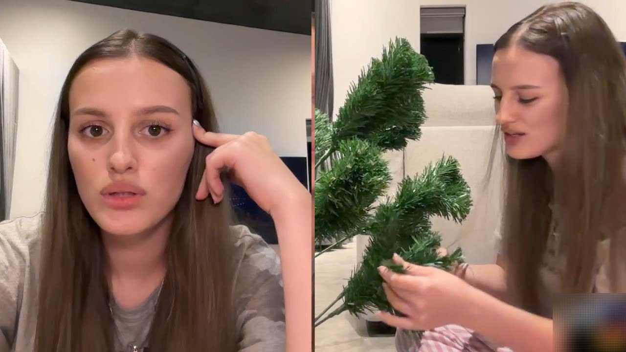 Каечка в таиланде наряжает ёлку и упаковывает подарки