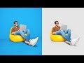 Adobe Photoshop | Обтравка изображения | Тень на прозрачном слое