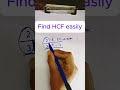 How to find HCF Division method | Maths by Bushra