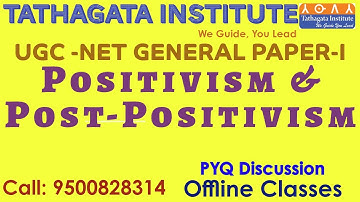 #Positivism & #Post-Positivism in Research | UGC-NET-General Studies || Tathagata Institute