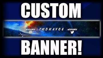 How To Make A YouTube Banner WITHOUT Photoshop! (Pixlr Tutorial) Make A YouTube Banner For FREE 2019