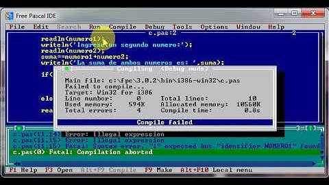 Programacion en Pascal - Estrucutuas condicionales. Uso de IF ... THEN. Igualacion de variables.