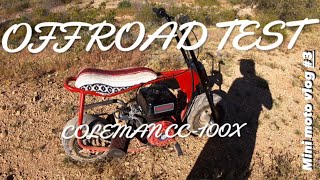 Coleman cc100x mini Bike OFF ROAD