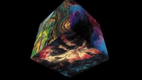 Textured Cube Rendered in Three.JS