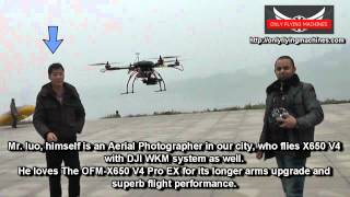 OFM-X650 V4 Professional EX Flight Testing