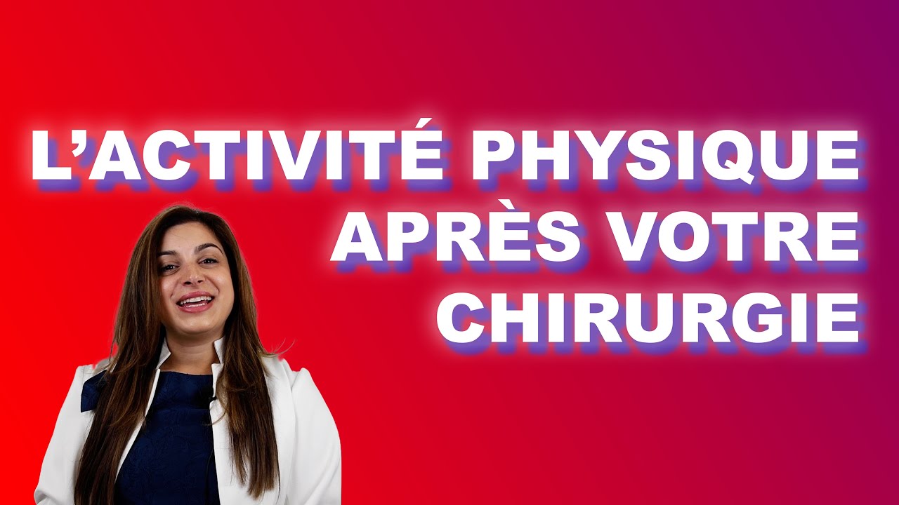 l'Activité physique après votre chirurgie bariatrique