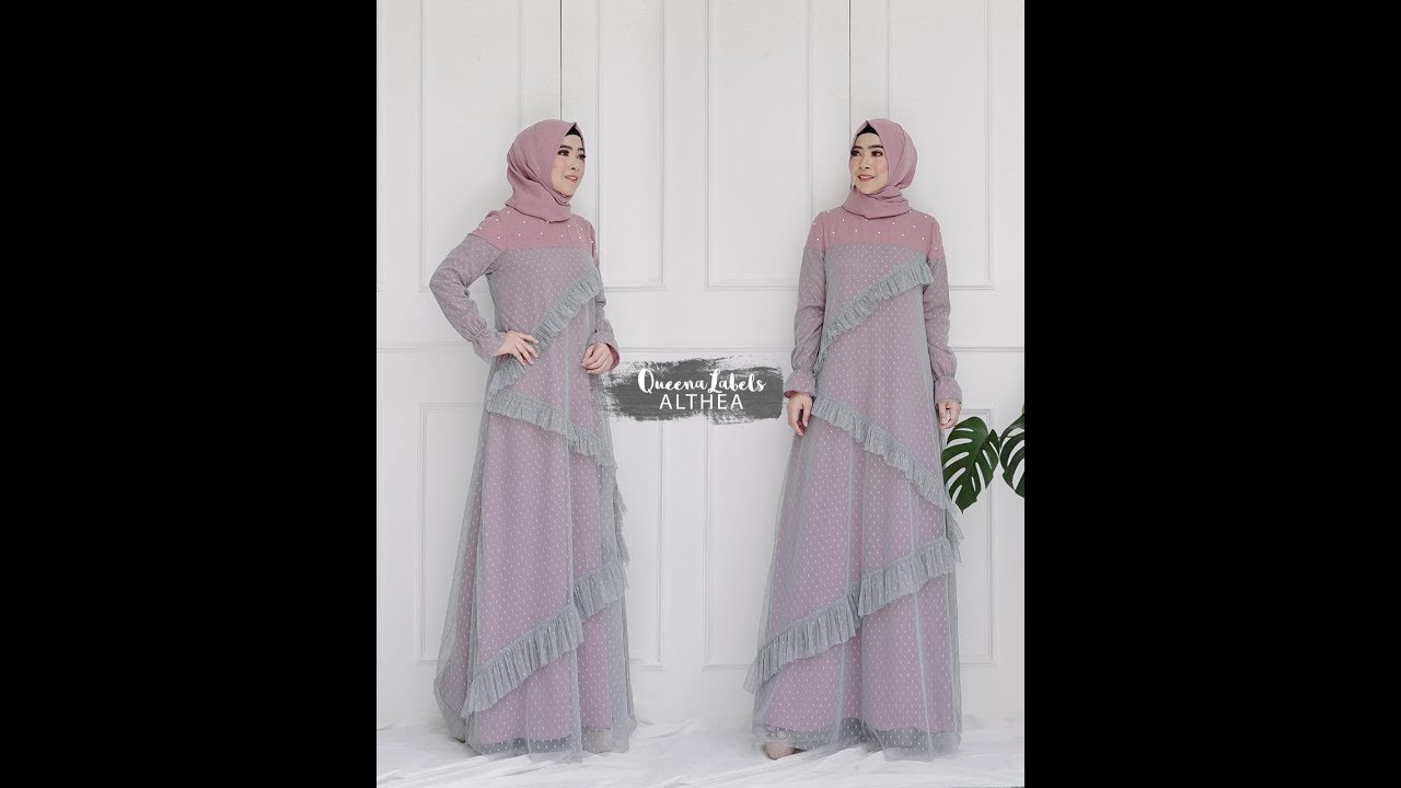 6 Model Gamis Modern Terbaru 2019 | Gamis Muslimah Stylish