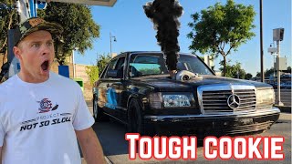 DAMAGE REPORT after Mercedes diesel runs backwards.