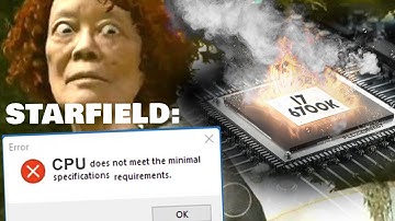 Starfield lanceren op een CPU met subminimale specificaties. Draait het überhaupt? (i7 6700k pres...