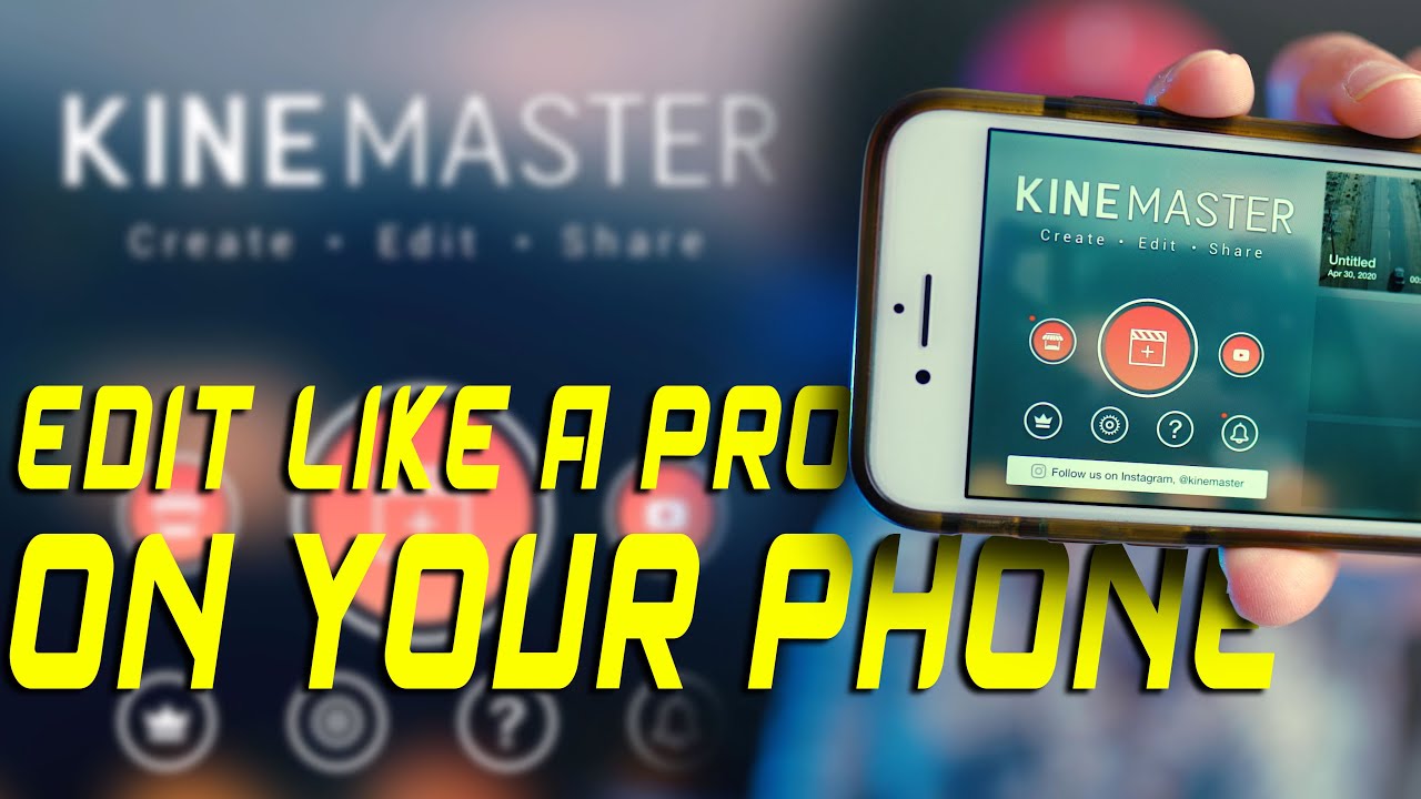 Kinemaster Tutorial for beginners in 2020 | How to EDIT 4k videos on your iPhone or ANDROID!!