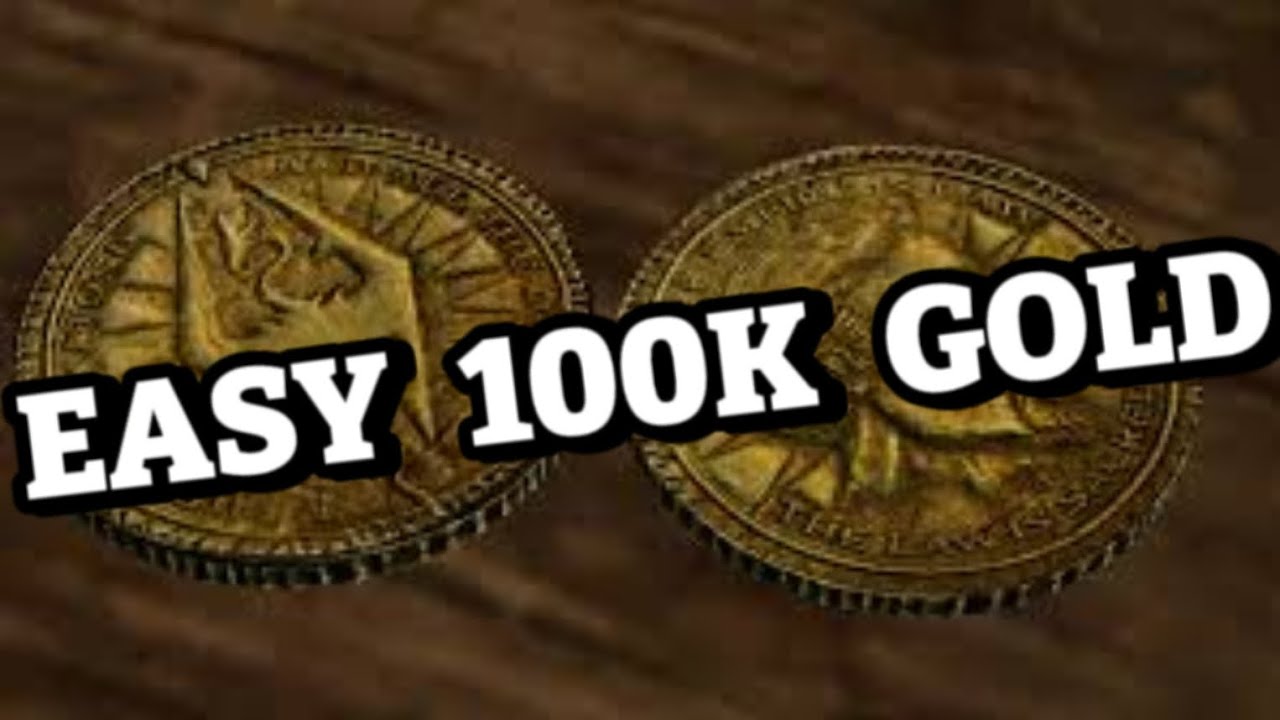 Easiest way to get 100 Thousand Gold In Skyrim!!! YouTube