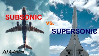Comparison of Subsonic & Supersonic Aircraft| Shock Waves| Designing Commercial Supersonic Aircraft!