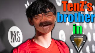 We found the brother of TenZ in BRONZE! - Valorant Funny moments